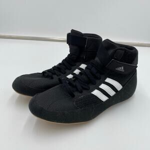 Adidas Youth Black HVC Wrestling Shoes Size 4